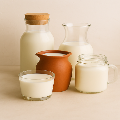 Pure Organic Milk in Organic Packing