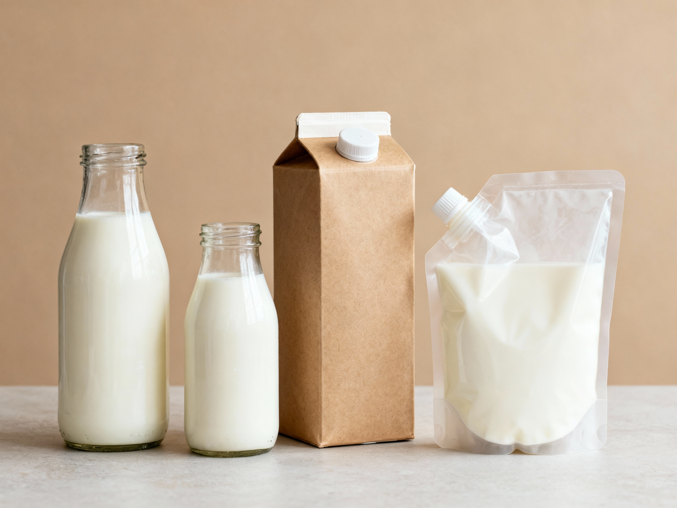 Pure Organic Milk in Organic Packing